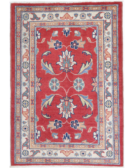 Ziegler 2' 7" X 3' 10" Hand Knotted Wool Rug 2' 7" X 3' 10" (79 X 117) / Red / Wool
