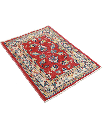 Ziegler 2' 9" X 3' 9" Hand Knotted Wool Rug 2' 9" X 3' 9" (84 X 114) / Red / Wool