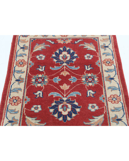 Ziegler 2' 7" X 3' 5" Hand Knotted Wool Rug 2' 7" X 3' 5" (79 X 104) / Red / Wool