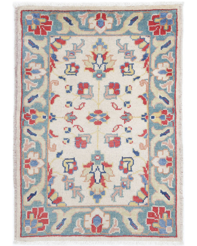 Ziegler 2' 0" X 2' 11" Hand Knotted Wool Rug 2' 0" X 2' 11" (61 X 89) / Ivory / Wool
