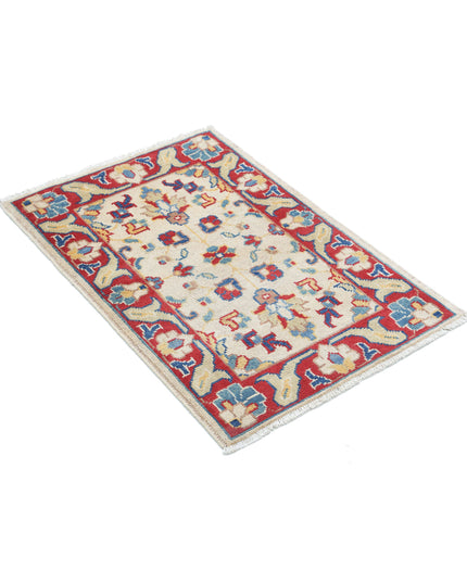 Ziegler 2' 0" X 2' 11" Hand Knotted Wool Rug 2' 0" X 2' 11" (61 X 89) / Ivory / Wool