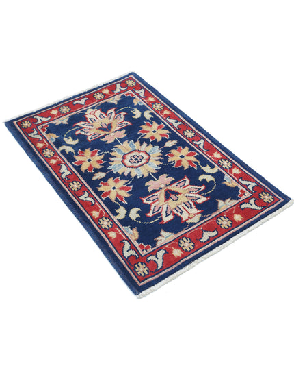 Ziegler 2' 0" X 2' 11" Hand Knotted Wool Rug 2' 0" X 2' 11" (61 X 89) / Blue / Wool