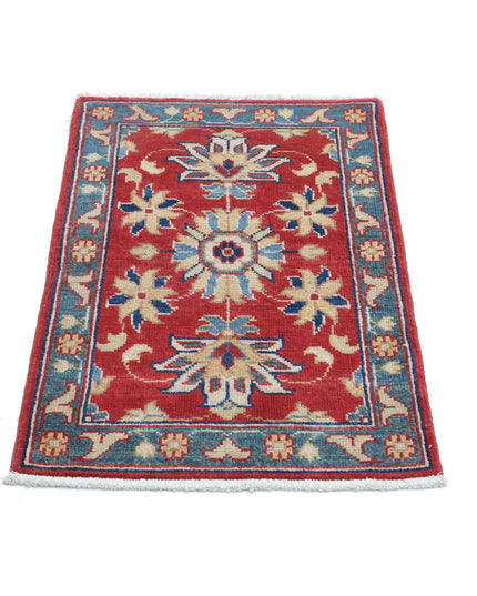 Ziegler 1' 10" X 2' 10" Hand Knotted Wool Rug 1' 10" X 2' 10" (56 X 86) / Red / Wool