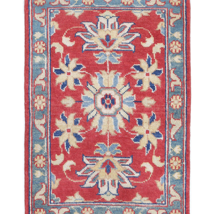 Ziegler 1' 10" X 2' 10" Hand Knotted Wool Rug 1' 10" X 2' 10" (56 X 86) / Red / Wool