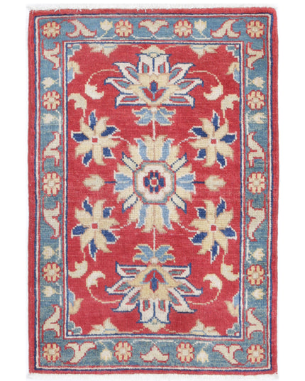 Ziegler 1' 10" X 2' 10" Hand Knotted Wool Rug 1' 10" X 2' 10" (56 X 86) / Red / Wool