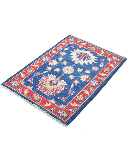 Ziegler 2' 1" X 2' 11" Hand Knotted Wool Rug 2' 1" X 2' 11" (63 X 89) / Blue / Wool
