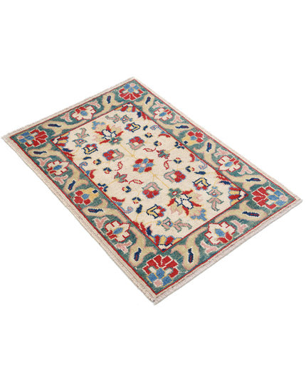 Ziegler 2' 0" X 2' 11" Hand Knotted Wool Rug 2' 0" X 2' 11" (61 X 89) / Ivory / Wool