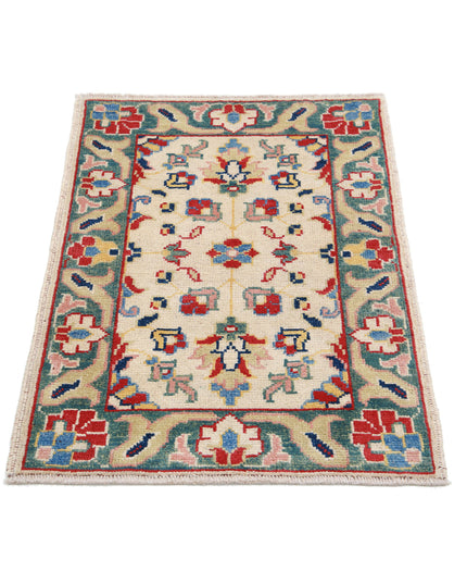 Ziegler 2' 0" X 2' 11" Hand Knotted Wool Rug 2' 0" X 2' 11" (61 X 89) / Ivory / Wool
