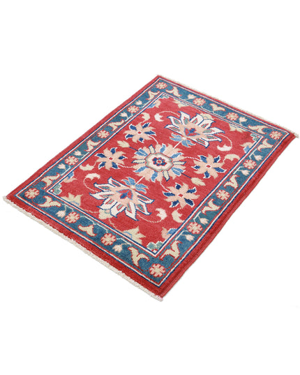 Ziegler 2' 2" X 2' 11" Hand Knotted Wool Rug 2' 2" X 2' 11" (66 X 89) / Red / Wool
