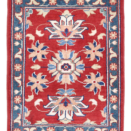 Ziegler 2' 2" X 2' 11" Hand Knotted Wool Rug 2' 2" X 2' 11" (66 X 89) / Red / Wool