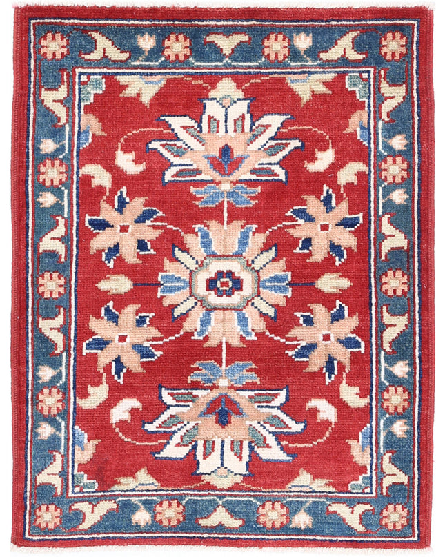 Ziegler 2' 2" X 2' 11" Hand Knotted Wool Rug 2' 2" X 2' 11" (66 X 89) / Red / Wool