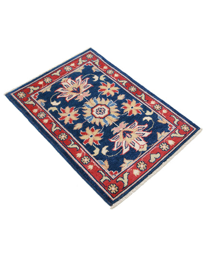 Ziegler 2' 0" X 2' 10" Hand Knotted Wool Rug 2' 0" X 2' 10" (61 X 86) / Blue / Wool