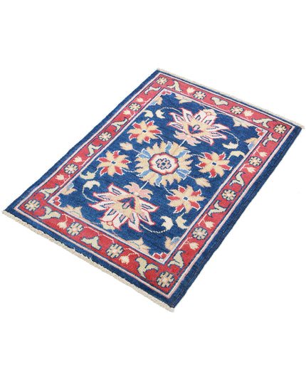 Ziegler 2' 0" X 2' 10" Hand Knotted Wool Rug 2' 0" X 2' 10" (61 X 86) / Blue / Wool