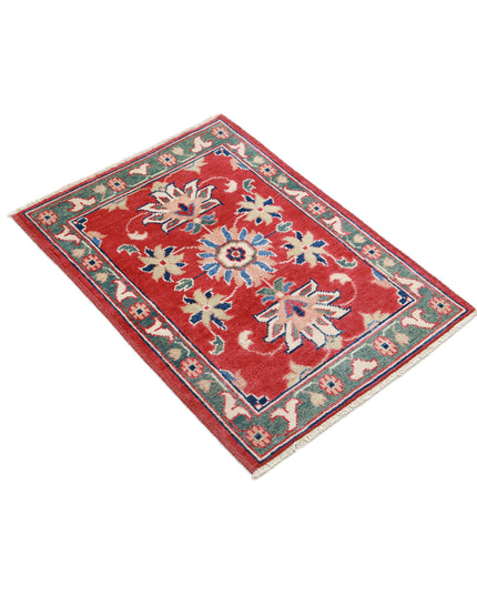 Ziegler 2' 0" X 2' 9" Hand Knotted Wool Rug 2' 0" X 2' 9" (61 X 84) / Red / Wool