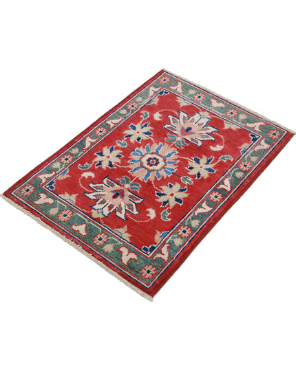 Ziegler 2' 0" X 2' 9" Hand Knotted Wool Rug 2' 0" X 2' 9" (61 X 84) / Red / Wool