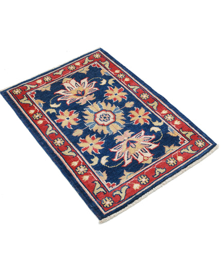 Ziegler 2' 1" X 2' 10" Hand Knotted Wool Rug 2' 1" X 2' 10" (63 X 86) / Blue / Wool