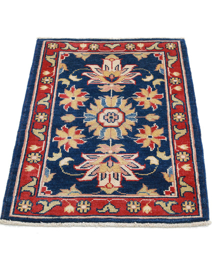 Ziegler 2' 1" X 2' 10" Hand Knotted Wool Rug 2' 1" X 2' 10" (63 X 86) / Blue / Wool
