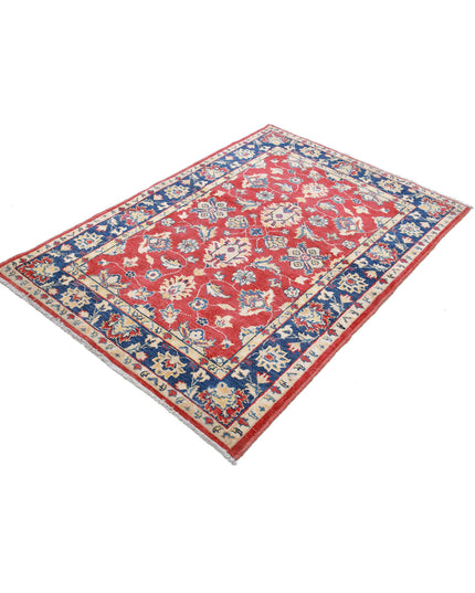 Ziegler 3' 10" X 5' 8" Hand Knotted Wool Rug 3' 10" X 5' 8" (117 X 173) / Red / Wool