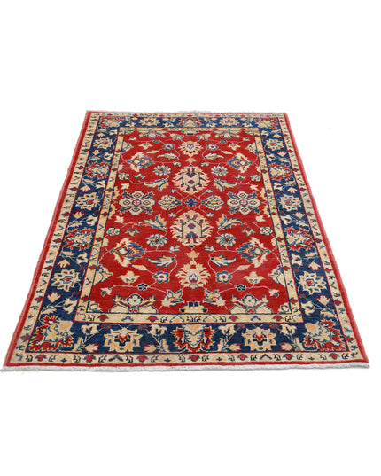 Ziegler 3' 10" X 5' 8" Hand Knotted Wool Rug 3' 10" X 5' 8" (117 X 173) / Red / Wool