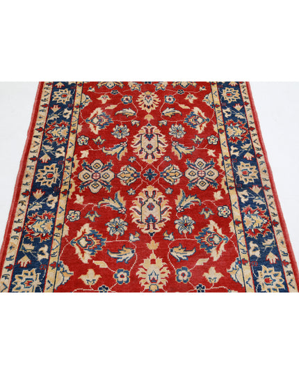 Ziegler 3' 10" X 5' 8" Hand Knotted Wool Rug 3' 10" X 5' 8" (117 X 173) / Red / Wool