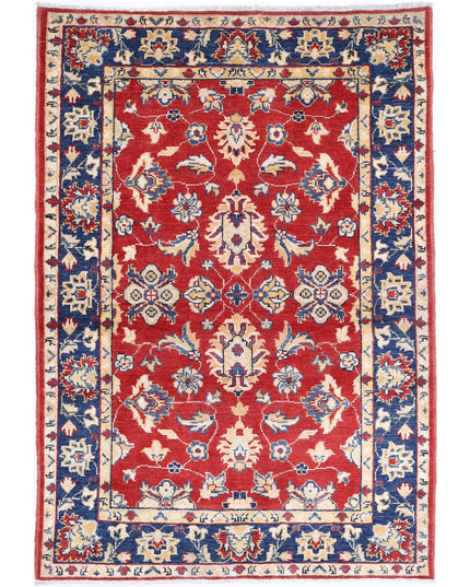 Ziegler 3' 10" X 5' 8" Hand Knotted Wool Rug 3' 10" X 5' 8" (117 X 173) / Red / Wool