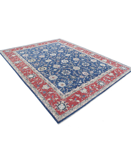 Ziegler 8' 3" X 10' 9" Hand Knotted Wool Rug 8' 3" X 10' 9" (251 X 328) / Blue / Wool