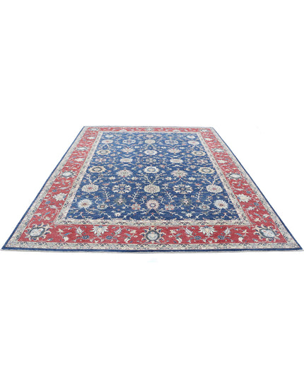 Ziegler 8' 3" X 10' 9" Hand Knotted Wool Rug 8' 3" X 10' 9" (251 X 328) / Blue / Wool