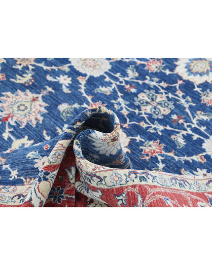 Ziegler 8' 3" X 10' 9" Hand Knotted Wool Rug 8' 3" X 10' 9" (251 X 328) / Blue / Wool