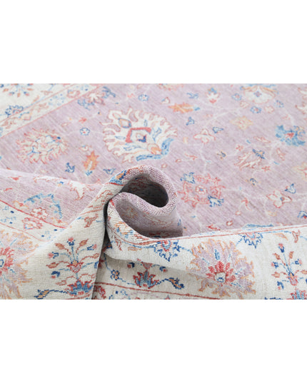 Ziegler 4' 11" X 6' 6" Hand Knotted Wool Rug 4' 11" X 6' 6" (150 X 198) / Peach / Wool