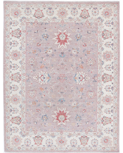 Ziegler 4' 11" X 6' 6" Hand Knotted Wool Rug 4' 11" X 6' 6" (150 X 198) / Peach / Wool