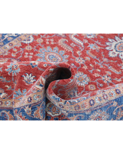Ziegler 5' 0" X 6' 4" Hand Knotted Wool Rug 5' 0" X 6' 4" (152 X 193) / Red / Wool