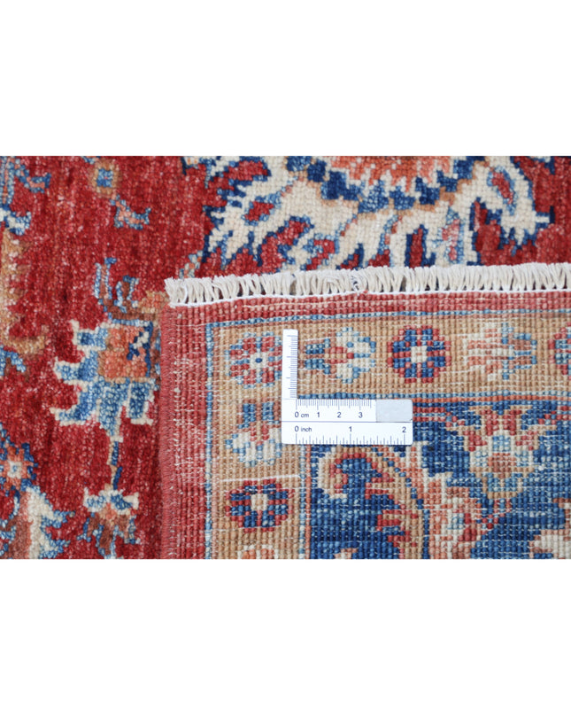 Ziegler 5' 0" X 6' 4" Hand Knotted Wool Rug 5' 0" X 6' 4" (152 X 193) / Red / Wool