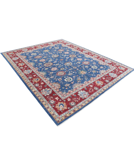 Ziegler 7' 9" X 9' 8" Hand Knotted Wool Rug 7' 9" X 9' 8" (236 X 295) / Blue / Wool