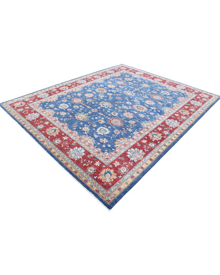 Ziegler 7' 9" X 9' 8" Hand Knotted Wool Rug 7' 9" X 9' 8" (236 X 295) / Blue / Wool
