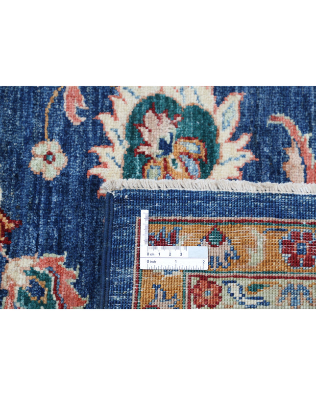 Ziegler 7' 9" X 9' 8" Hand Knotted Wool Rug 7' 9" X 9' 8" (236 X 295) / Blue / Wool