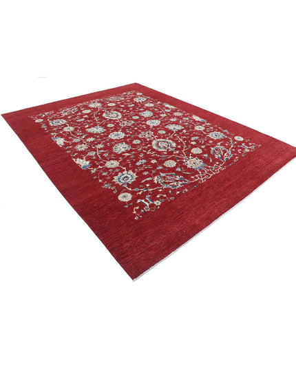 Ziegler 7' 11" X 10' 2" Hand Knotted Wool Rug 7' 11" X 10' 2" (241 X 310) / Red / Wool