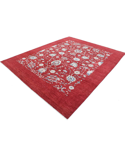 Ziegler 7' 11" X 10' 2" Hand Knotted Wool Rug 7' 11" X 10' 2" (241 X 310) / Red / Wool