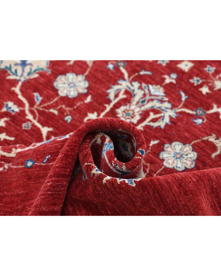 Ziegler 7' 11" X 10' 2" Hand Knotted Wool Rug 7' 11" X 10' 2" (241 X 310) / Red / Wool