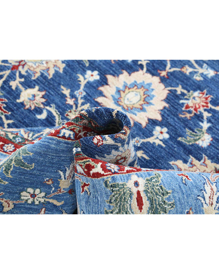 Ziegler 8' 0" X 11' 8" Hand Knotted Wool Rug 8' 0" X 11' 8" (244 X 356) / Blue / Wool