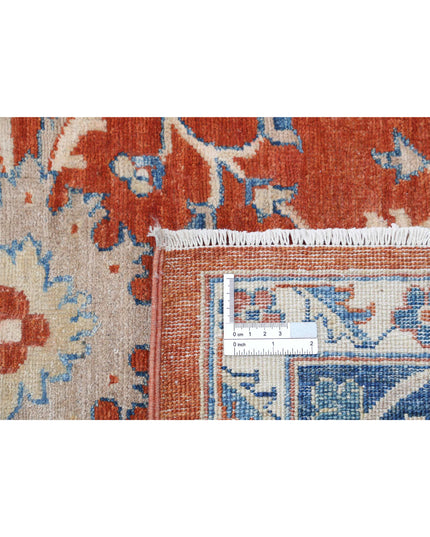 Ziegler 6' 6" X 9' 5" Hand Knotted Wool Rug 6' 6" X 9' 5" (198 X 287) / Rust / Wool