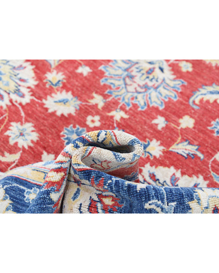 Ziegler 6' 5" X 9' 5" Hand Knotted Wool Rug 6' 5" X 9' 5" (196 X 287) / Red / Wool