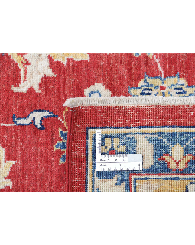 Ziegler 6' 5" X 9' 5" Hand Knotted Wool Rug 6' 5" X 9' 5" (196 X 287) / Red / Wool