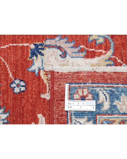 Ziegler 6' 4" X 9' 5" Hand Knotted Wool Rug 6' 4" X 9' 5" (193 X 287) / Red / Wool