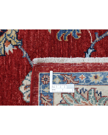 Ziegler 5' 0" X 6' 7" Hand Knotted Wool Rug 5' 0" X 6' 7" (152 X 201) / Red / Wool