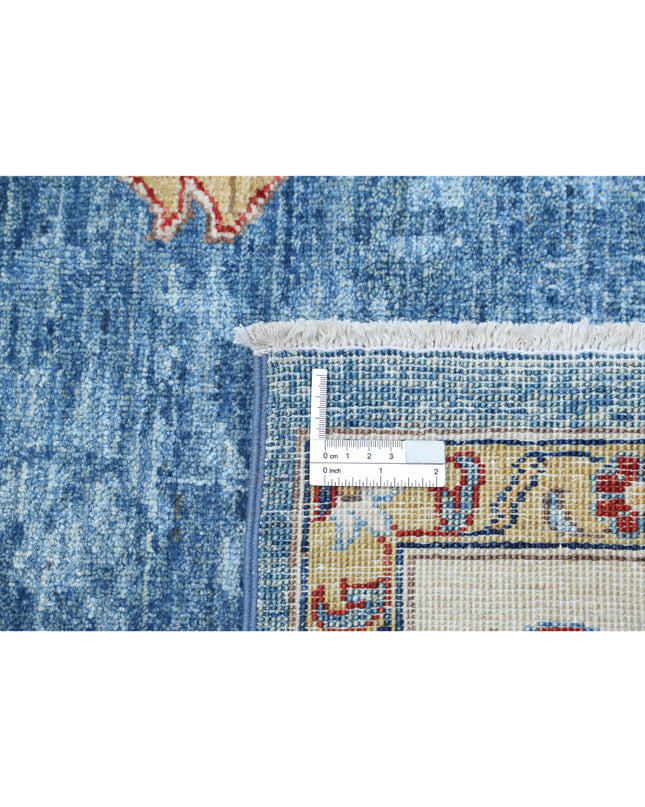 Ziegler 6' 4" X 9' 9" Hand Knotted Wool Rug 6' 4" X 9' 9" (193 X 297) / Blue / Wool