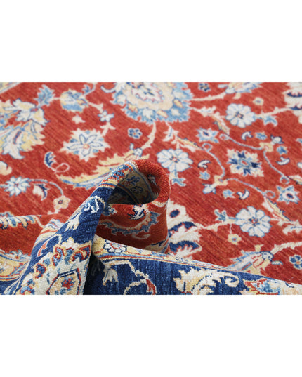 Ziegler 6' 4" X 9' 6" Hand Knotted Wool Rug 6' 4" X 9' 6" (193 X 290) / Red / Wool