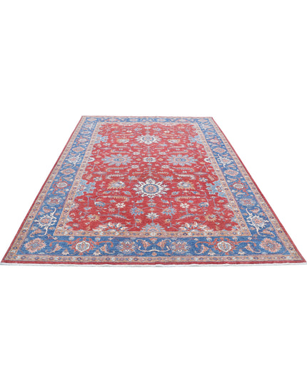 Ziegler 6' 8" X 9' 10" Hand Knotted Wool Rug 6' 8" X 9' 10" (203 X 300) / Red / Wool