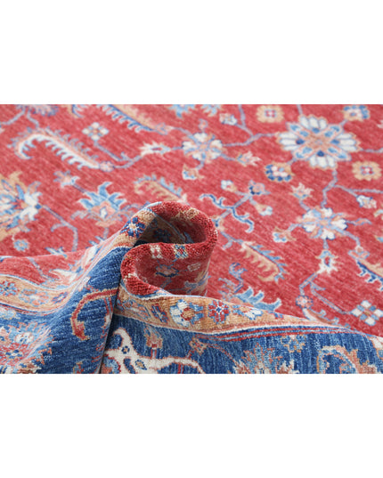 Ziegler 6' 8" X 9' 10" Hand Knotted Wool Rug 6' 8" X 9' 10" (203 X 300) / Red / Wool