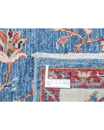 Ziegler 6' 0" X 8' 3" Hand Knotted Wool Rug 6' 0" X 8' 3" (183 X 251) / Blue / Wool