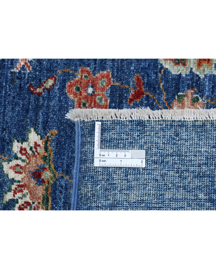 Ziegler 6' 9" X 8' 10" Hand Knotted Wool Rug 6' 9" X 8' 10" (206 X 269) / Blue / Wool